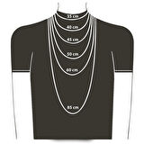 Sen ve Ben Yazılı Kalp Şeklinde İkili Çift İki Adet 60 cm Zincir Gümüş Kaplama Kolye