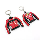 Yamaha Motorcu Ceket Kauçuk Hediyelik Anahtarlık veya Çanta Süsü