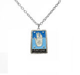 Fortune Tarot Plaka Kolye Yıldız Kartı