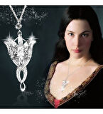 Arwen Evenstar Akşam Yıldızı Kolye Yüzüklerin Efendisi Kolye Kolye Kutusunda Gümüş Kaplama Kadın