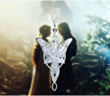 Arwen Evenstar Akşam Yıldızı Kolye Yüzüklerin Efendisi Kolye Kolye Kutusunda Gümüş Kaplama Kadın