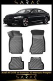 Audi A5 2018 Model Araca Özel 3d Havuzlu Paspas