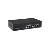 ODS ODS-4P2U 4 Port PoE 10/100 2FE Uplink 36W Yönetilemez Switch 