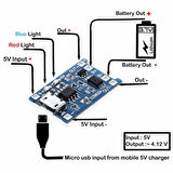 TP4056 Micro USB Korumalı 18650 Pil Şarj Devresi