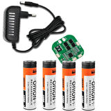 4 Adet Orion Li-ion Pil, 4S 20A BMS. ve 18 Volt 1 Amper Adaptör