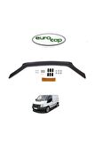 Ford Transit Ön Kaput Koruma Rüzgarlığı 3mm Akrilik (Abs) Parlak Siyah Deflektör 2006-2013