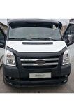 Ford Transit Ön Kaput Koruma Rüzgarlığı 3mm Akrilik (Abs) Parlak Siyah Deflektör 2006-2013