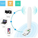 Platoon PL-9342 150MBPS 2.4ghz 2dbi Harici Antenli USB Kablosuz Adaptör