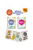 Küçük Dahiler Dikkat Geliştirme Seti (2 Kitap Takım) 7 + Yaş (Pedagog Onaylı)