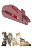 celik avm®  Fare Kedi Oyunu Ahşap 2 Toplu Kedi Oyuncağı Tahta Kedi Oyunu Tahta Fare Ve Toplu Oyuncak