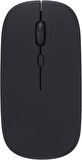 Philips M10 10.1" Uyumlu Kablosuz Bluetooth Pilli Optik Mouse - Siyah