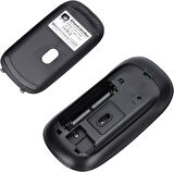 Huawei Matepad Pro 13.2" Uyumlu Kablosuz Bluetooth Pilli Optik Mouse - Siyah