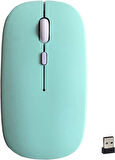 Honor Pad X8 10.1" Uyumlu Kablosuz Bluetooth Pilli Optik Mouse - Yeşil