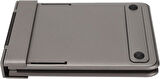 Alcatel 1T 10 2020 10.1" Uyumlu Kablosuz Bluetooth Şarj Edilebilir Katlanabilir Taşınabilir Klavye