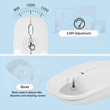 Hometech Alfa 10 YC 10" Uyumlu Kablosuz Bluetooth Şarj Edilebilir Klavye Mouse Seti - Beyaz