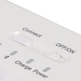 Samsung Galaxy Tab S9 FE X510 10.9" Uyumlu Kablosuz Bluetooth Şarj Edilebilir Klavye Mouse Seti - Mor