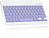 Warp Tab WP11 10.95" Uyumlu Kablosuz Bluetooth Şarj Edilebilir Klavye - Mor
