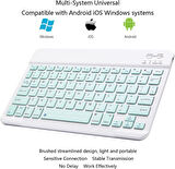 Hegitech X30 10.1" Uyumlu Kablosuz Bluetooth Şarj Edilebilir Klavye - Yeşil