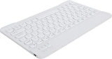 Hegitech X30 10.1" Uyumlu Kablosuz Bluetooth Pilli Türkçe Q Klavye - Beyaz