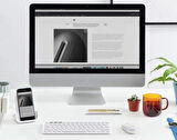 Apple iPad 7. Nesil 10.2" Uyumlu Kablosuz Bluetooth Pilli Klavye Mouse Seti - Beyaz
