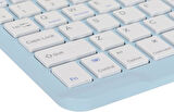 Philips M10 10.1" Uyumlu Kablosuz Bluetooth Şarjlı Türkçe Q Klavye Mouse Seti - Mavi