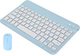 Philips M10 10.1" Uyumlu Kablosuz Bluetooth Şarjlı Türkçe Q Klavye Mouse Seti - Mavi