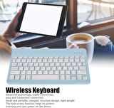 Poco Pad Tablet 12.1" Uyumlu Kablosuz Bluetooth Şarj Edlebilir Türkçe Q Klavye - Pembe