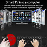 Technopc Ultrapad UP10.S21LA 10" Uyumlu Kablosuz Wireless Pilli Klavye Mouse Seti - Siyah