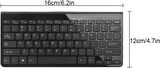 Lenovo Yoga Tab 11 11" Uyumlu Kablosuz Wireless Pilli Türkçe Q Klavye - Siyah