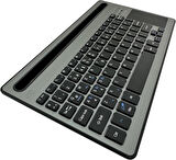 Huawei MatePad 11.5"S PaperMatte Edition Uyumlu Kablosuz Bluetooth Şarjlı Standlı TouchPad'li Klavye