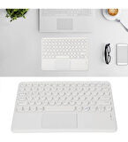 Huawei MatePad Air PaperMatte Edition 11.5" Uyumlu Kablosuz Bluetooth Şarjlı TouchPad'li Türkçe Q Klavye - Beyaz