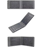 Piranha 8032 8" Uyumlu Kablosuz Bluetooth Şarjlı Katlanır Klavye
