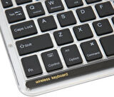 Technopc Ultrapad UP10.S36LA 10.1" Uyumlu Kablosuz Bluetooth Şarjlı Transparan Rgp 7 Renk Işıklı Klavye - Gri