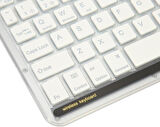 Vorcom Ultrapad 10.36" Uyumlu Kablosuz Bluetooth Şarjlı Transparan Rgp 7 Renk Işıklı Klavye - Beyaz