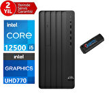 Hp 290 Pro G9 Intel Core I5 12500 8gb 256GB SSD Freedos Masaüstü Blgisayar 19M9C0AT01+ZETTAUSBBELLEK