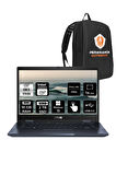 ASUS Expertbook B3 Flip i5 1235U 16GB RAM 2TB SSD 14" FHD W11P Dokunmatik Bilgisayar & PER4 ÇANTA