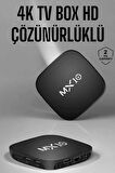 TV Box HD Çözünürlüklü 4 Çekirdekli 8 GB Dahili Hafıza Android Uyumlu