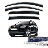 Chevrolet Captiva Niken Kromlu Cam Rüzgarlığı 4lü Set 2007 ve Üstü