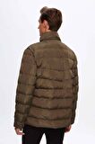 Ds Damat Regular Fit Haki Şişme Kapüşonlu Mont 9HF07ORT0808 9HF07ORT0808