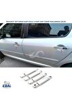 Peugeot 307 Krom Kapı Kolu 4 Kapı 2001  Üzeri  Paslanmaz Çelik