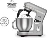 Karaca Mastermaid Chef Pro Çift Kollu Stand Mikser Cool Gray 1750 W