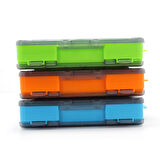 Captain 7221 Sahte Balık Kutusu 12 Gözlü 13x9x3.5cm Orange