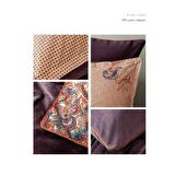 Apricitas Home My Touch Series Çift Kişilik Battaniyeli Nevresim Takımı Mürdüm
