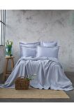 Apricitas Home Pery Blue Çift Kişilik %100 Pamuk Pike Takımı
