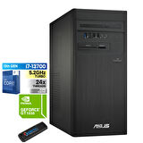 Asus S500TE-I7161TBB0D Intel I7-13700 16GB 512GB SSD 4GB/GT1030 Freedos Masaüstü Blgisayar B1S500TE-I7161TBB0D07+ZETTAUSBBELLEK