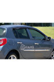 Renault Clio 3 Hb Krom Kapı Kolu 4 Kapı 2005-2012 Paslanmaz Çelik