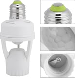 Parcbeny 24272 360° PIR Hareket Sensörlü E27 Lamba Duy Uyumlu Adaptörü Zaman Ayarlı AC 100V-240V 60W Max