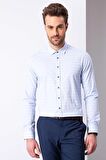 Açık Mavi Slim Fit Gömlek