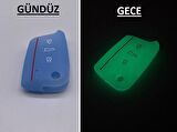 Skoda Kamiq Silikon Anahtar Kabı, Sustalı Anahtar Kılıfı