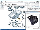 Jetta MK5 (2006 -- 2010) Sol Ön Havalandırma Izgarası 1K0819703D / 1K0819703